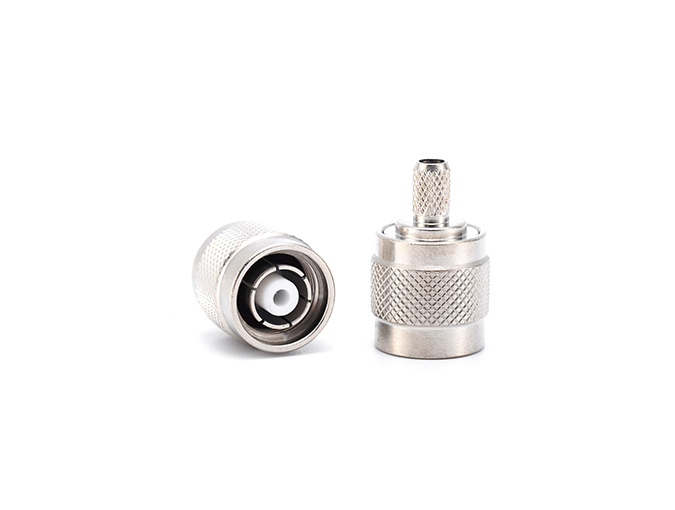 Reverse Polarity TNC male Connector for LMR200 cable crimp