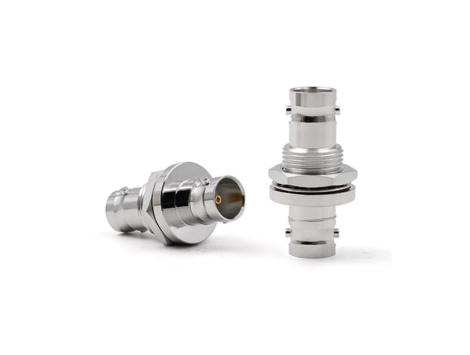 75Ω RF Adapter BNC double female bulkhead