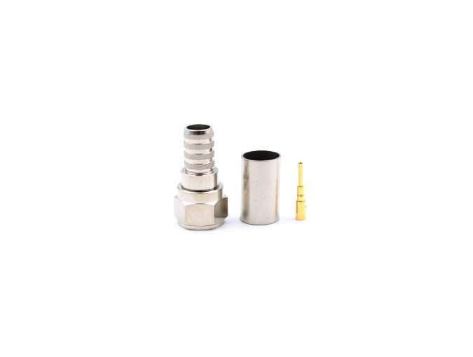 RF Connector F Male for 5D-FB Cable, Crimp