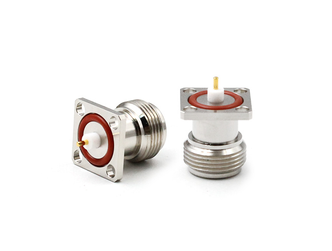 RF Connector N Female Flange Mount
