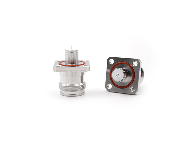 RF Connector 4.3-10 Female Flange Mount