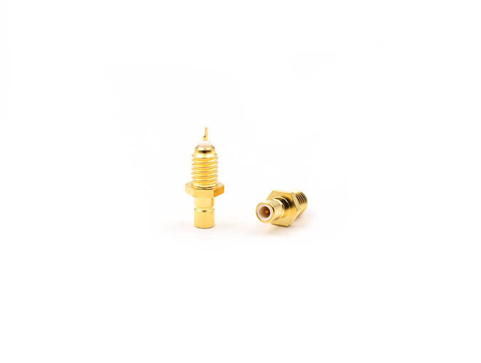 SMB 公头穿墙射频连接器