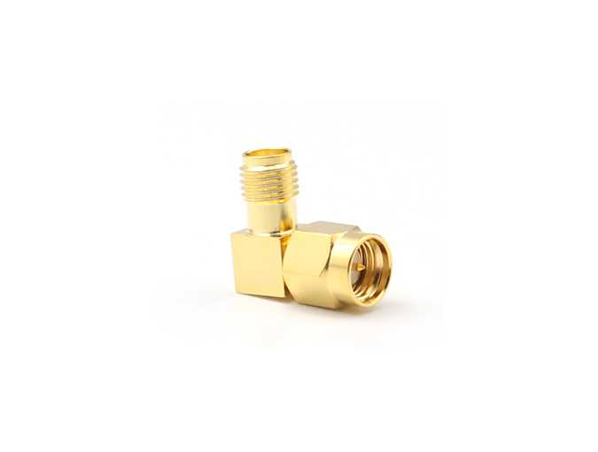 RF Adapter SMA Male to Female Right Angle