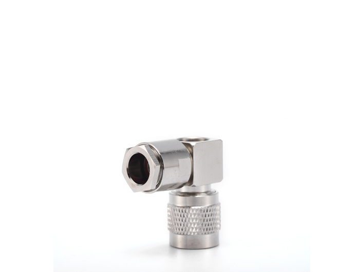 TNC Male Right Angle RF Coaxial Connector for LMR300 Cable Clamp TNC-JW300A