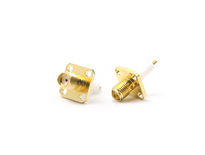 RF Connector SMA Female Flange Mount