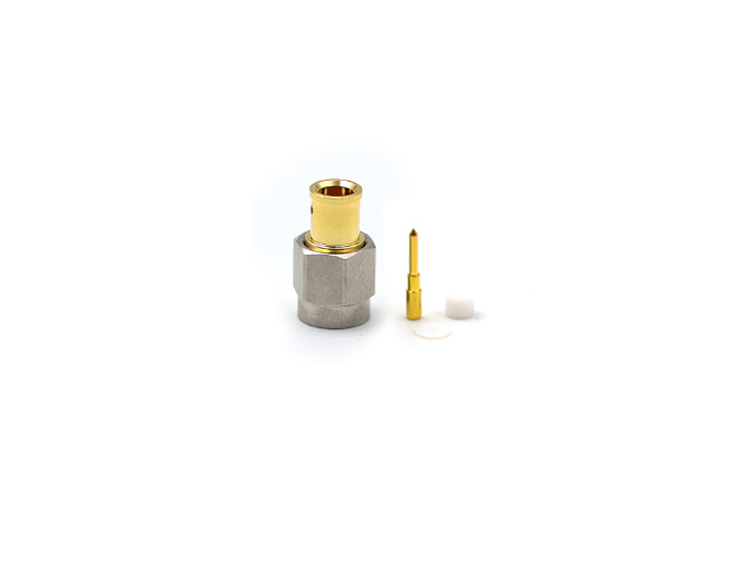 RF Connector SMA Male for RG402/TFlex141 cable, crimp