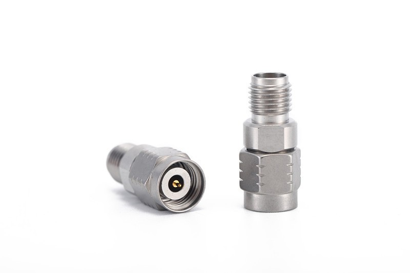 2.4mm Male to 3.5 Female Stainless Steel Precision Adapter
