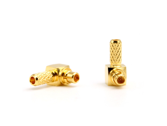 RF Connector MMCX Male R/A for RG316 Cable