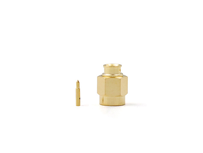 RF Connector ISMA Male for .141/RG402 Cable