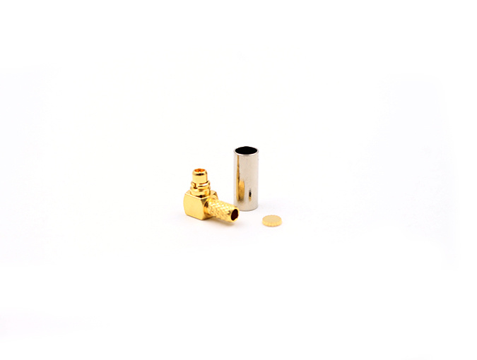 RF Connector MMCX Male Right Angle for RG316 Cable