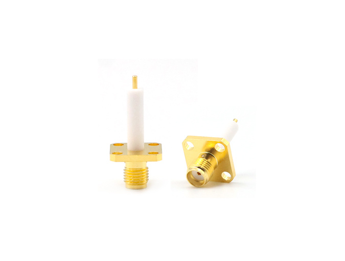 RF Connector SMA Female Flange Mount