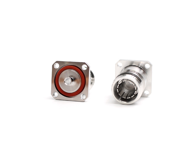 4.3-10 Female Flange for RG141 cable RF Connector