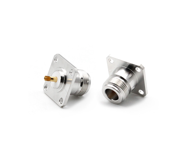 N  female  Connector Flange Mounting