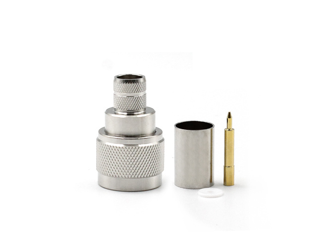 N Male  Connector for RG213 cable