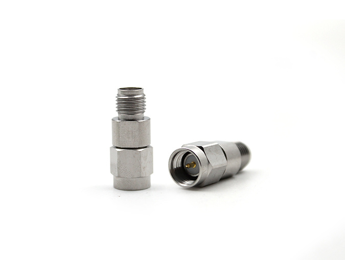 ​SMA Male to SMA Female Stainless Steel RF Adapter Frequency up to 26.5Ghz