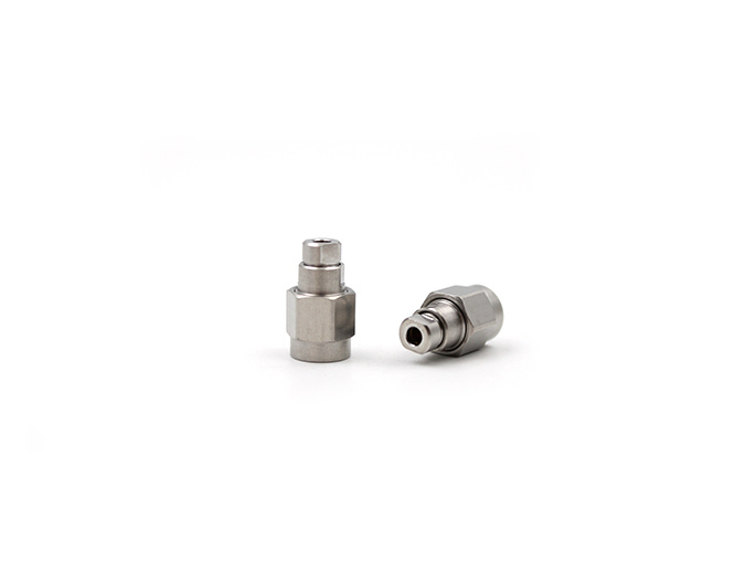 Milimeter wave connector stainless Steel 3.5mm Male for .086/RG405 Cable