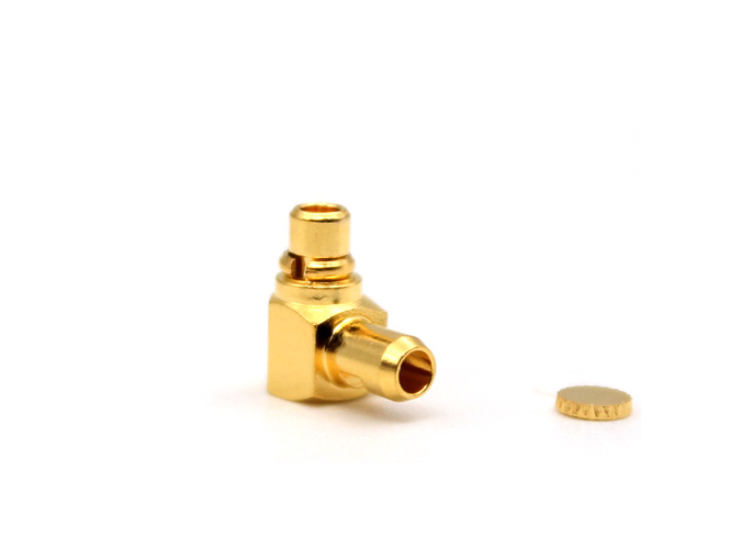 RF Connector MMCX Male R/A for RG178 cable