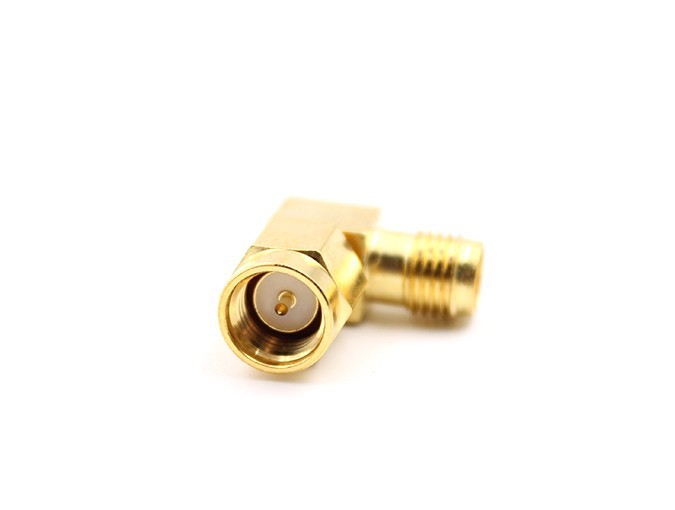 SMA公头转SMA母头弯式转接器