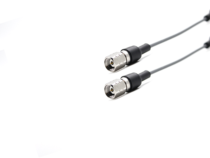 射频电缆组件1.85mm公头和1.85mm公头接LMR220电缆,长度100mm 射频电缆组件1.85mm公头和1.85mm公头接LMR220电缆,长度100mm