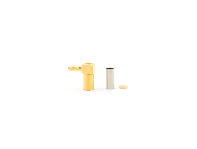 SSMB Female Right angel Connector for RG316 Cable SSMB-KW3