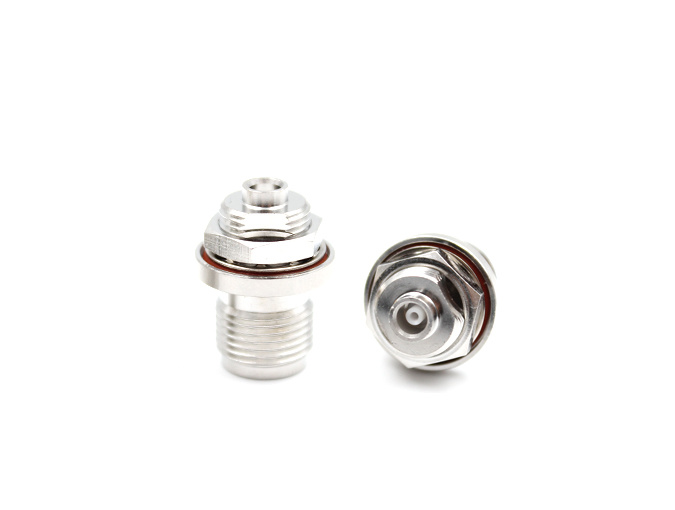 RF Adapter TNC Female to MCX Female Bulkhead