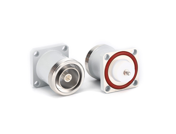 DIN Type female 4 holes flange RF Connector