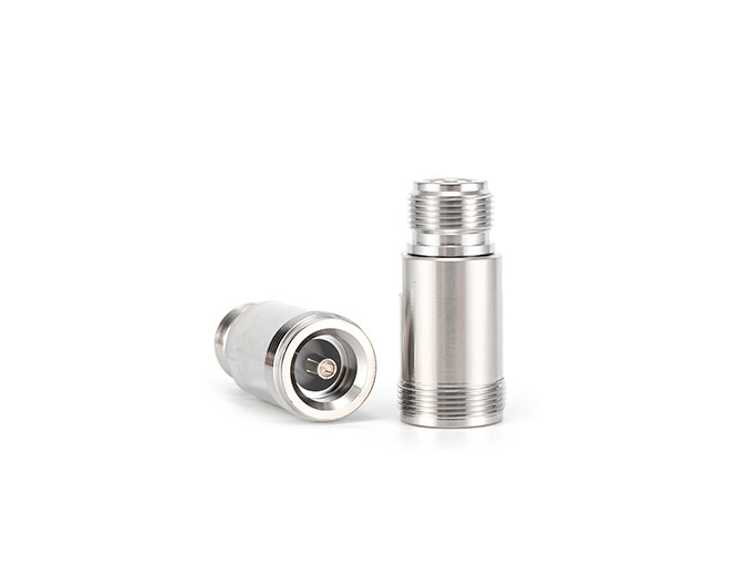 Mini DIN (4.1/9.5) female to N female RF Adapter