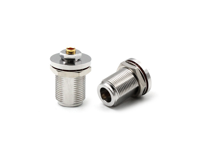 N female BUlkhead for RG402/.141 Cable