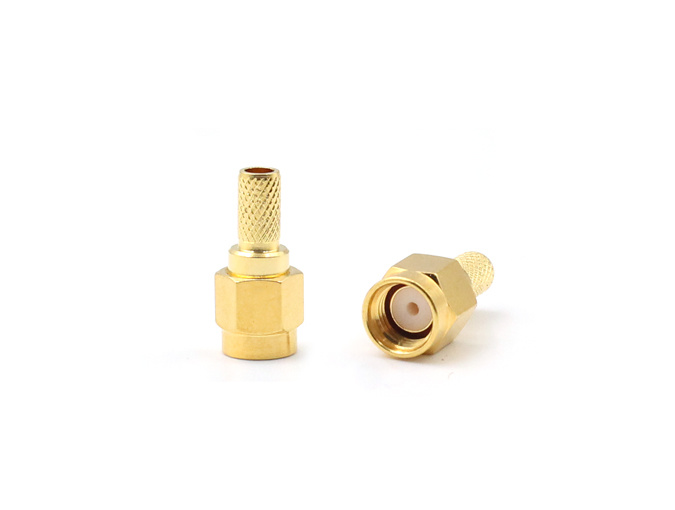 SMA公头接RG223线缆射频连接器