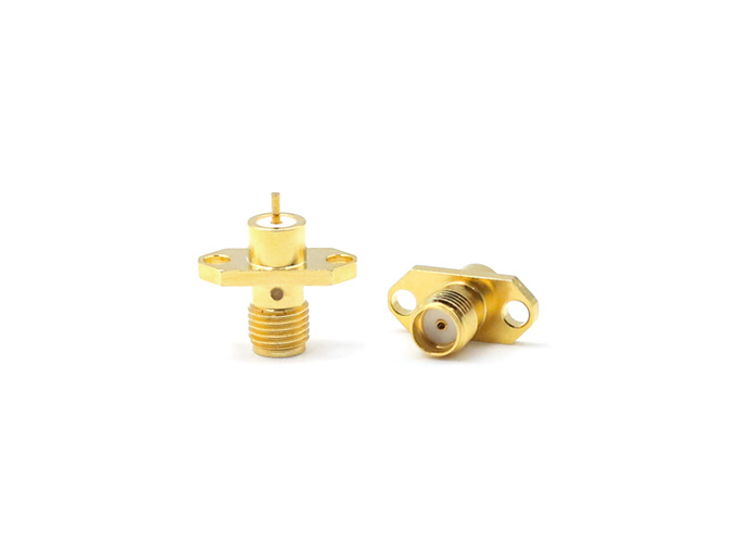 RF Connector SMA Female Flange Mount