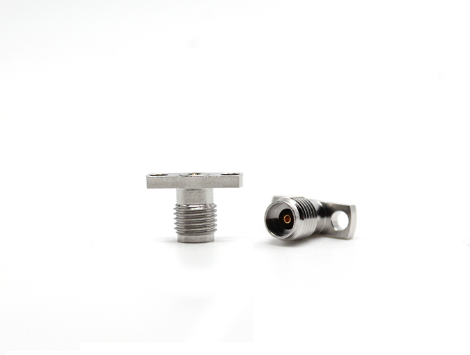 2.92mm Female 2 Holes Flange Filed Replaceable