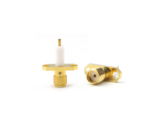 RF Connector SMA Female Flange Mount