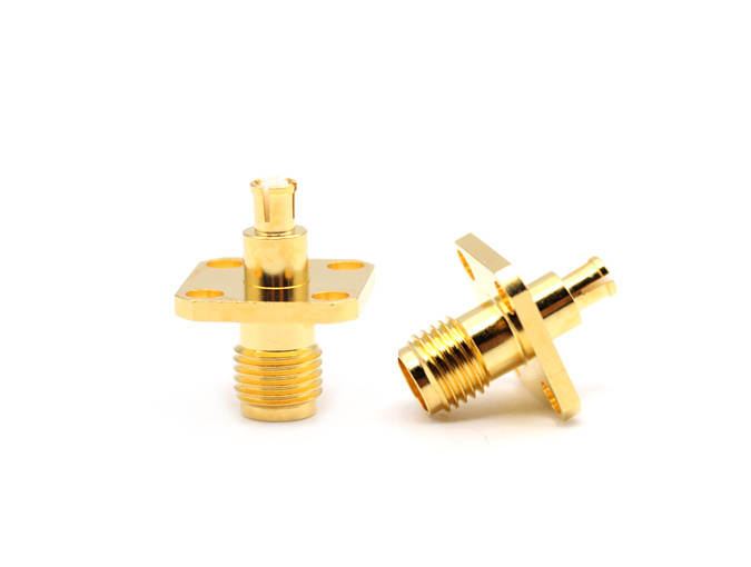 RF Adapter SMA Female to SMP Female Flange