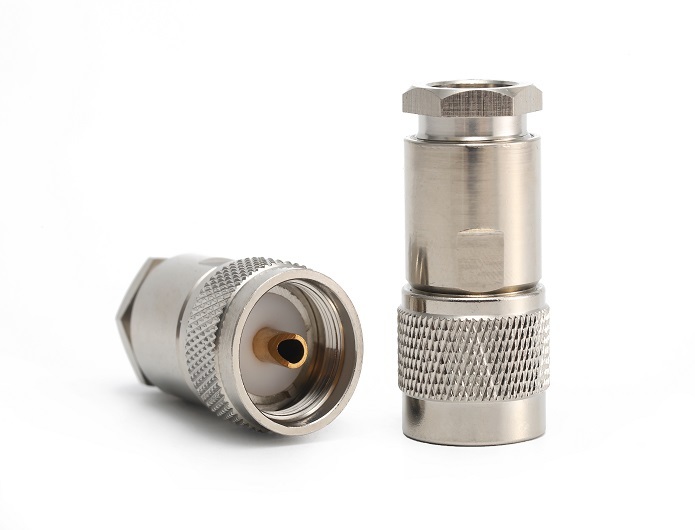 UHF Male Connector for RG214 Cable