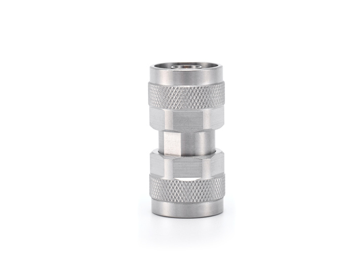 Double N Male Stainless Steel Precision RF Adapter