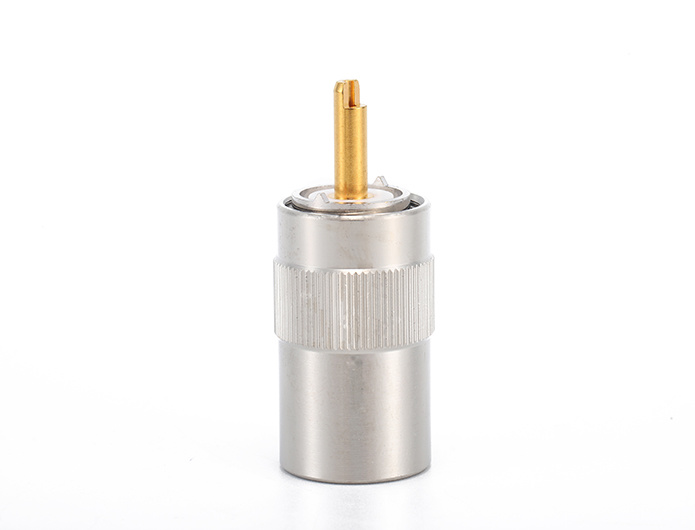 UHF male twist on RF Coaxial Connector for RG 58 cable