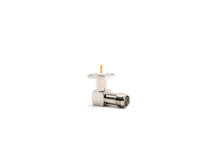 RF Connector RPTNC Female Right Angle Flange Mount