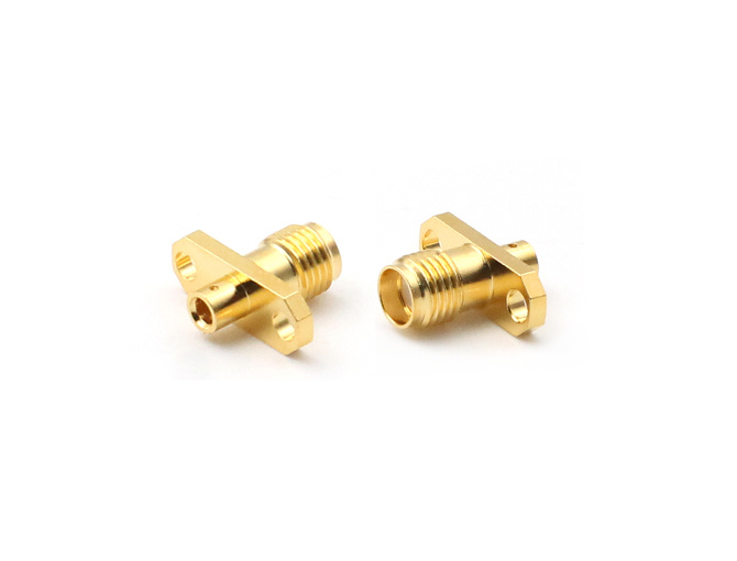 SMA Female  Flange Connector For .086/RG405 Cable