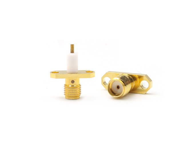 RF Connector SMA Female Flange Mount