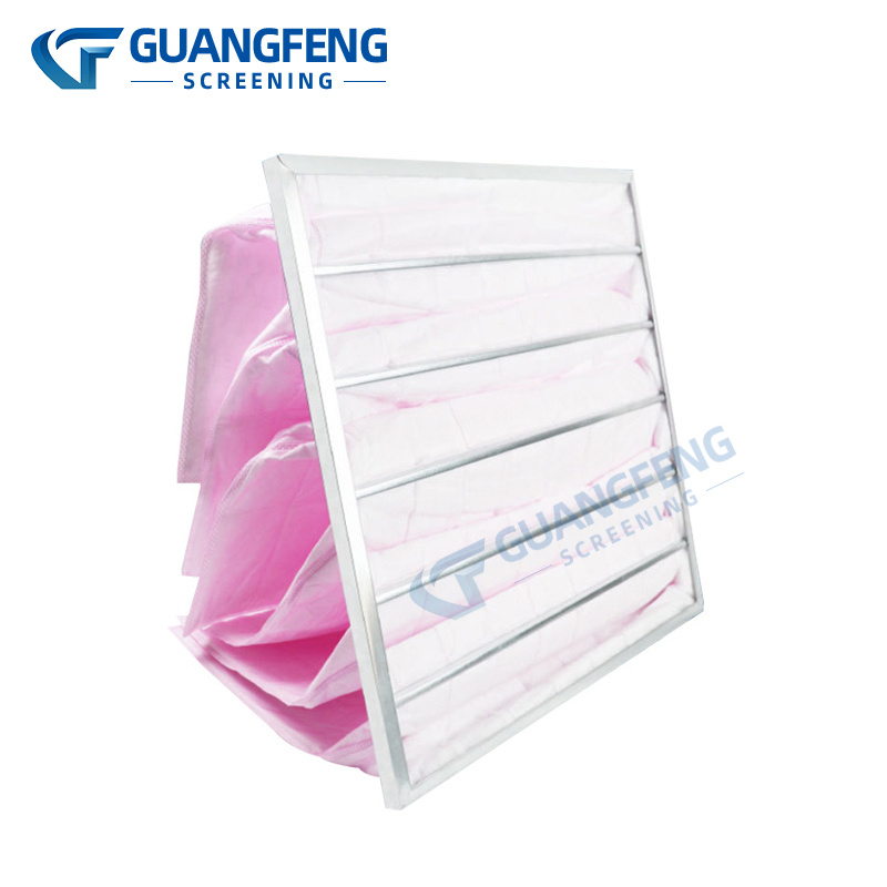 F7 Medium Efficiency Bag Filter Anti-Static Filter Bags ,  Explosion-Proof Dust Filter Bags