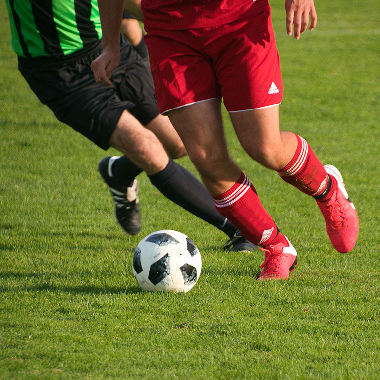 The process of making a match soccer ball