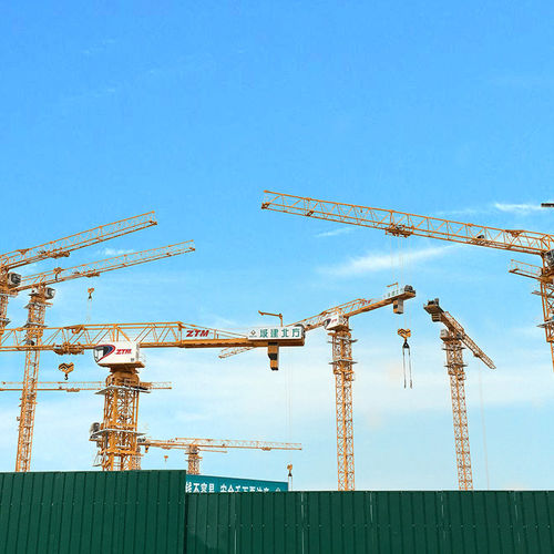 ZTT1160 Flattop Tower Crane 40t Capacity 80m Jib Length 11.25t Tip Load ZTM tower crane installation global