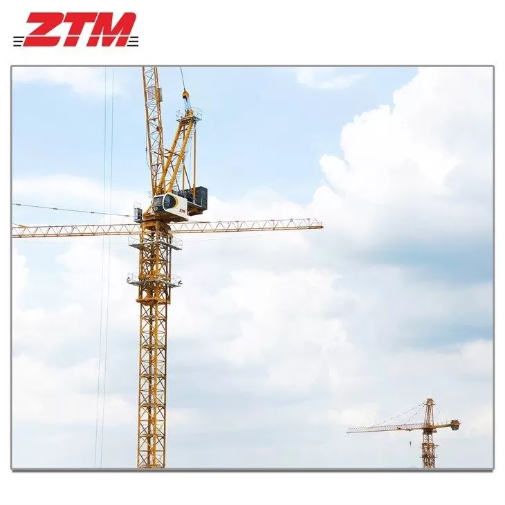 ZTL126 Luffing Tower Crane 6t Capacity 45m Jib Length Hoisting Equipment