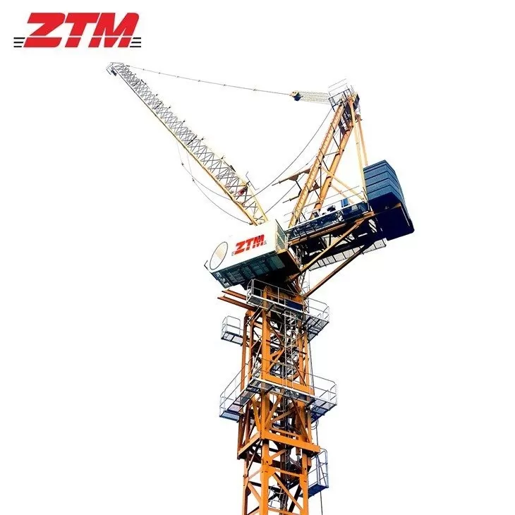 ZTL2860F Luffing Tower Crane 200t Capacity 70m Jib Length 2.6t Tip Load Intelligent Tower Crane Price Global