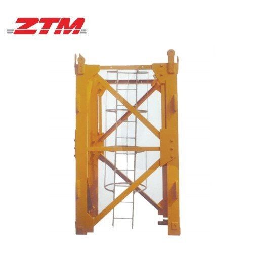 ZTT116 Flattop Tower Crane 6t Capacity 60m Jib Length 1.2t Tip Load Hoisting Equipment