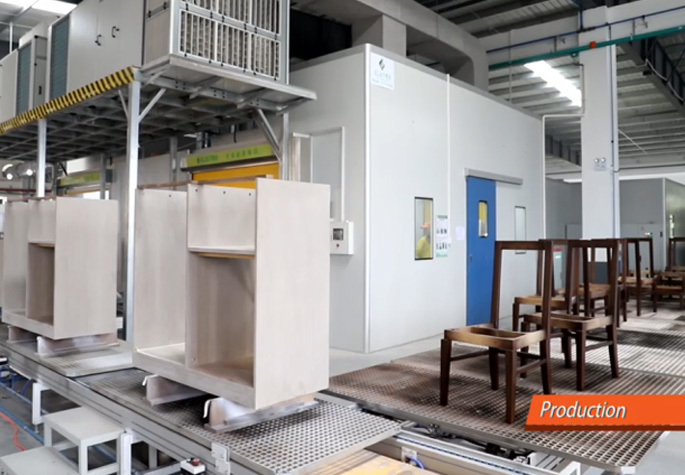 Painting line automation Painting line automation