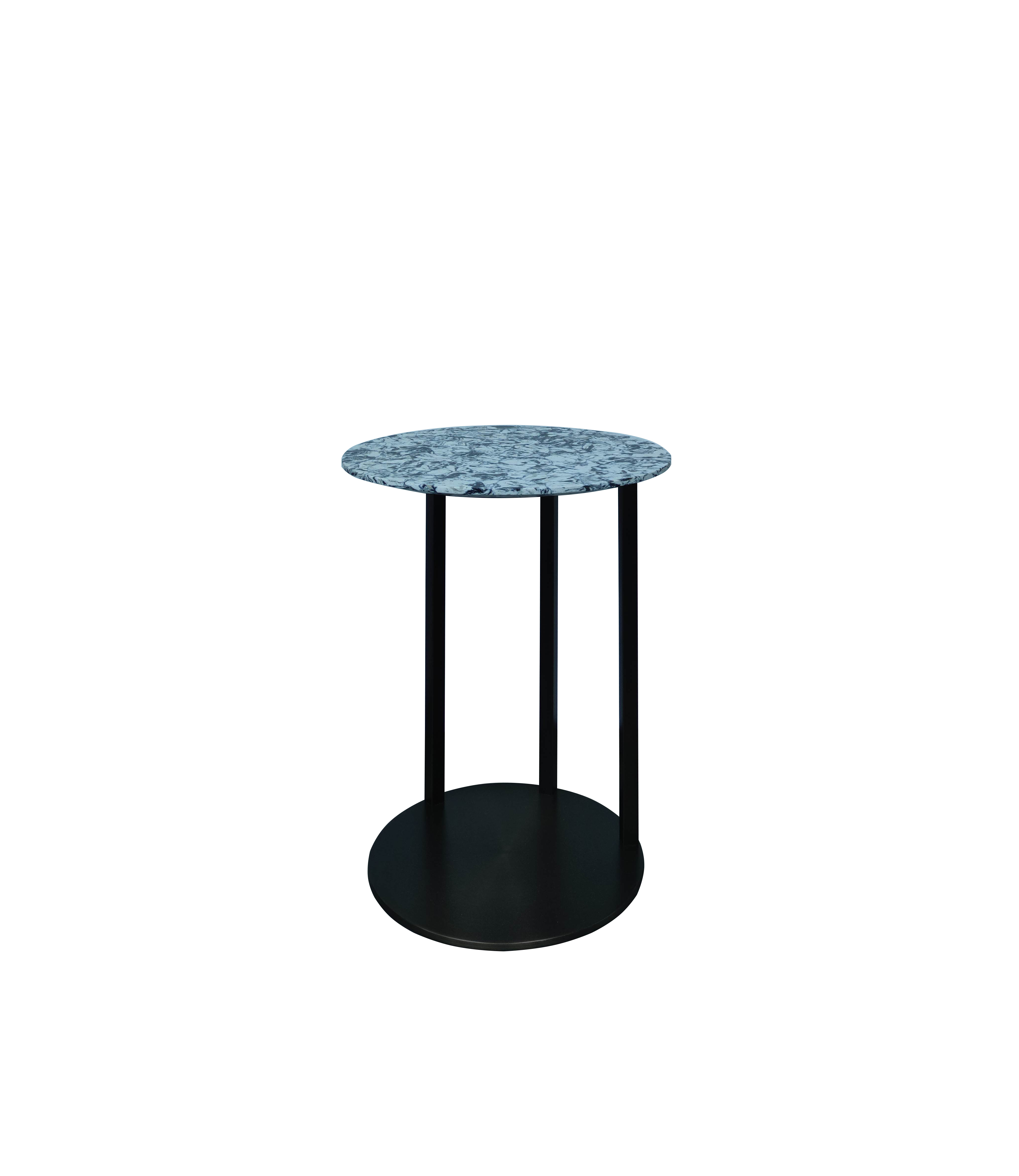 Round side table