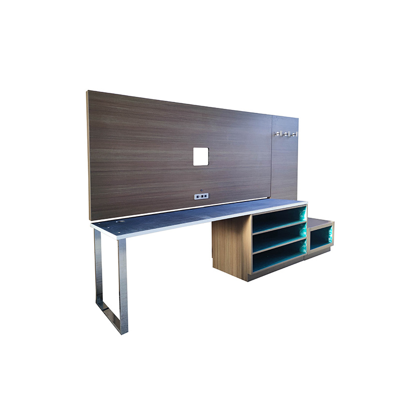 Desk combination cabinet