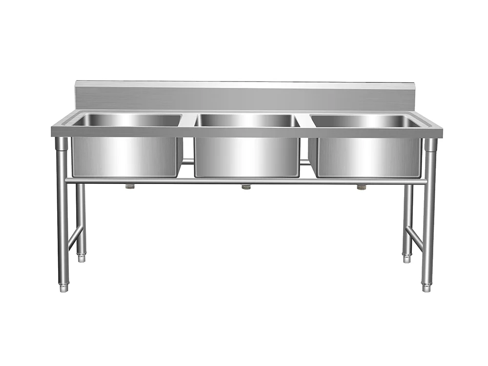 Regular three-sink pool