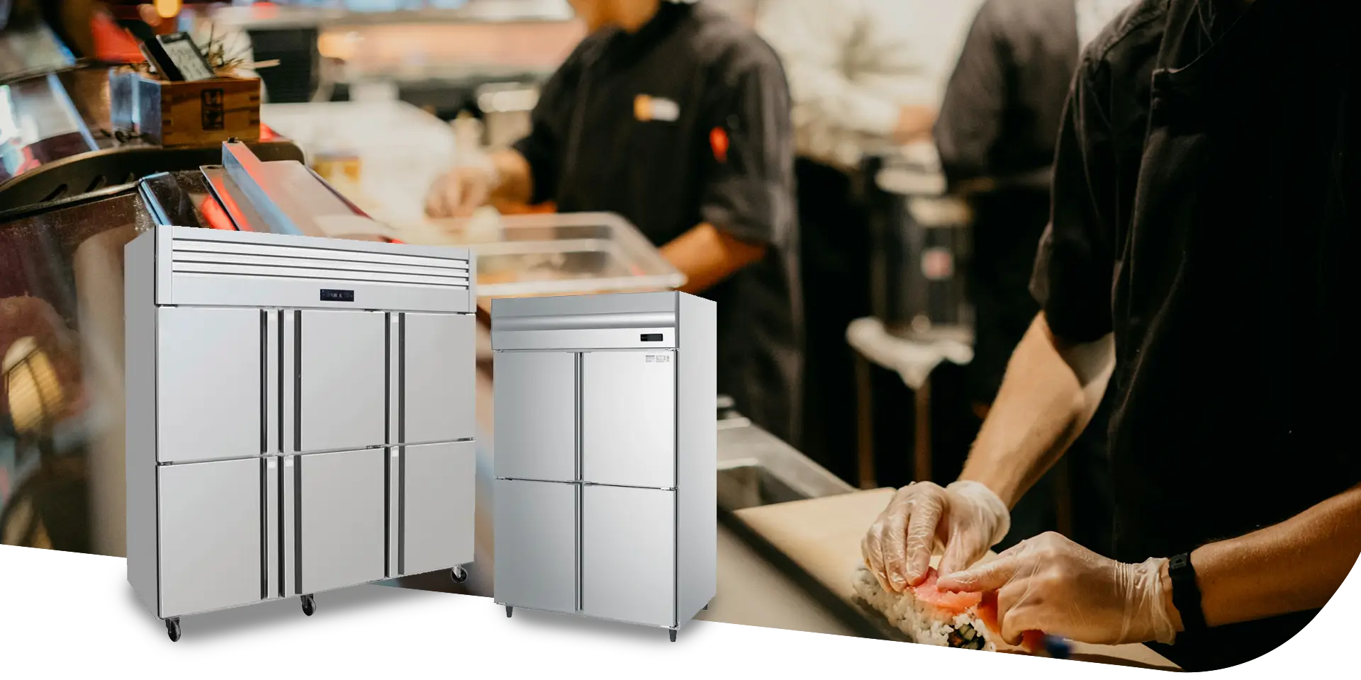 Large storage capacity for long-lasting commercial freshness